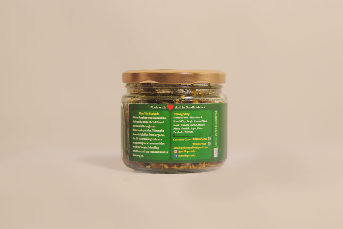 Tehelka Mirchi (Green Chilli Pickle)