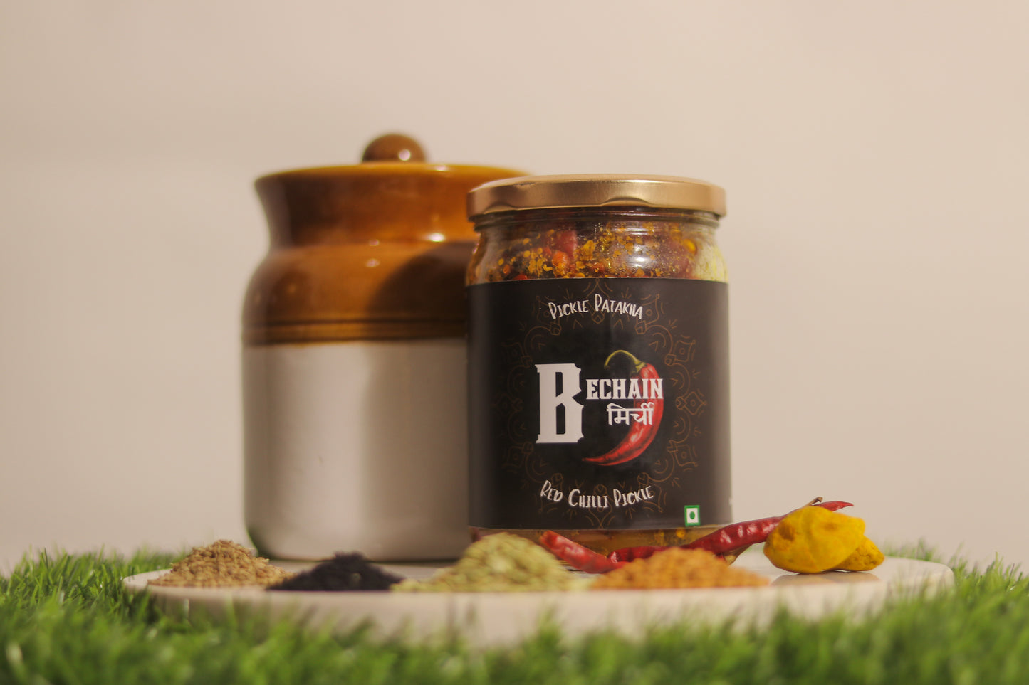 Bechain MIrchi (Red chilli pickle)