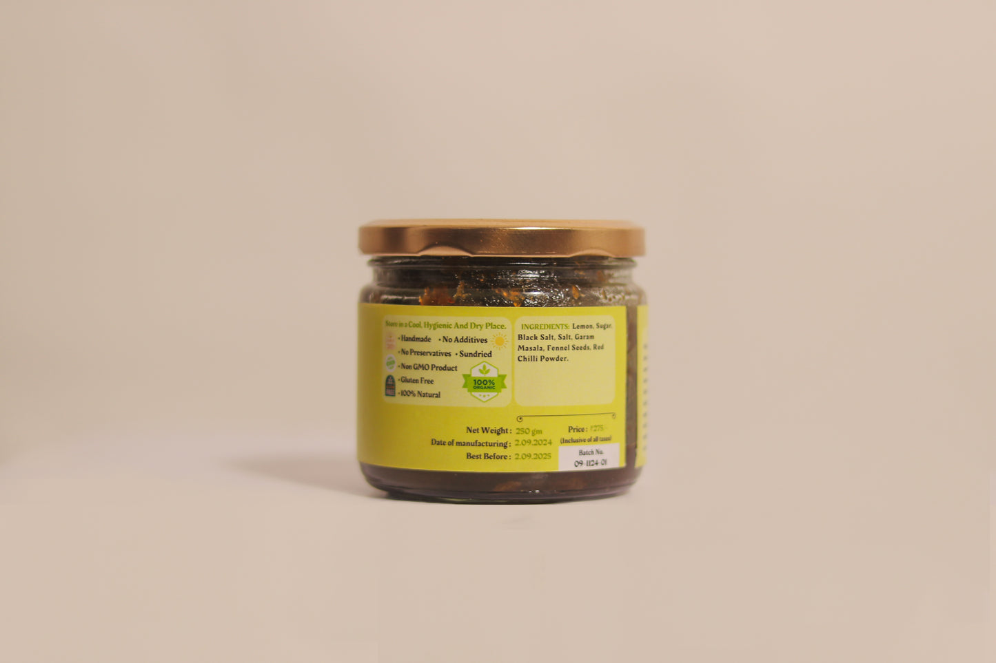 Natkhat Nimbu (Lemon Pickle)