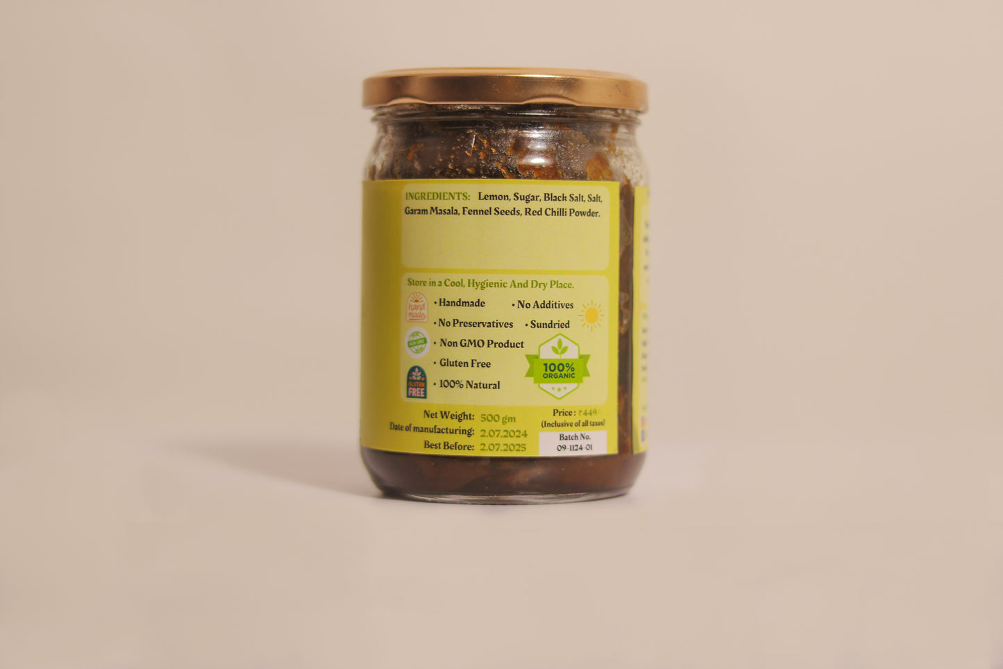 Natkhat Nimbu (Lemon Pickle)