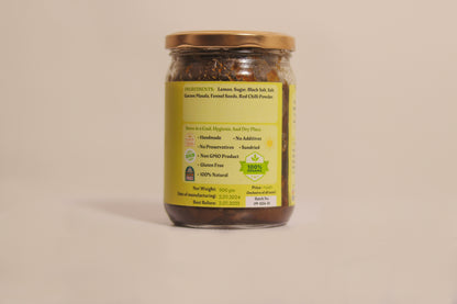 Natkhat Nimbu (Lemon Pickle)