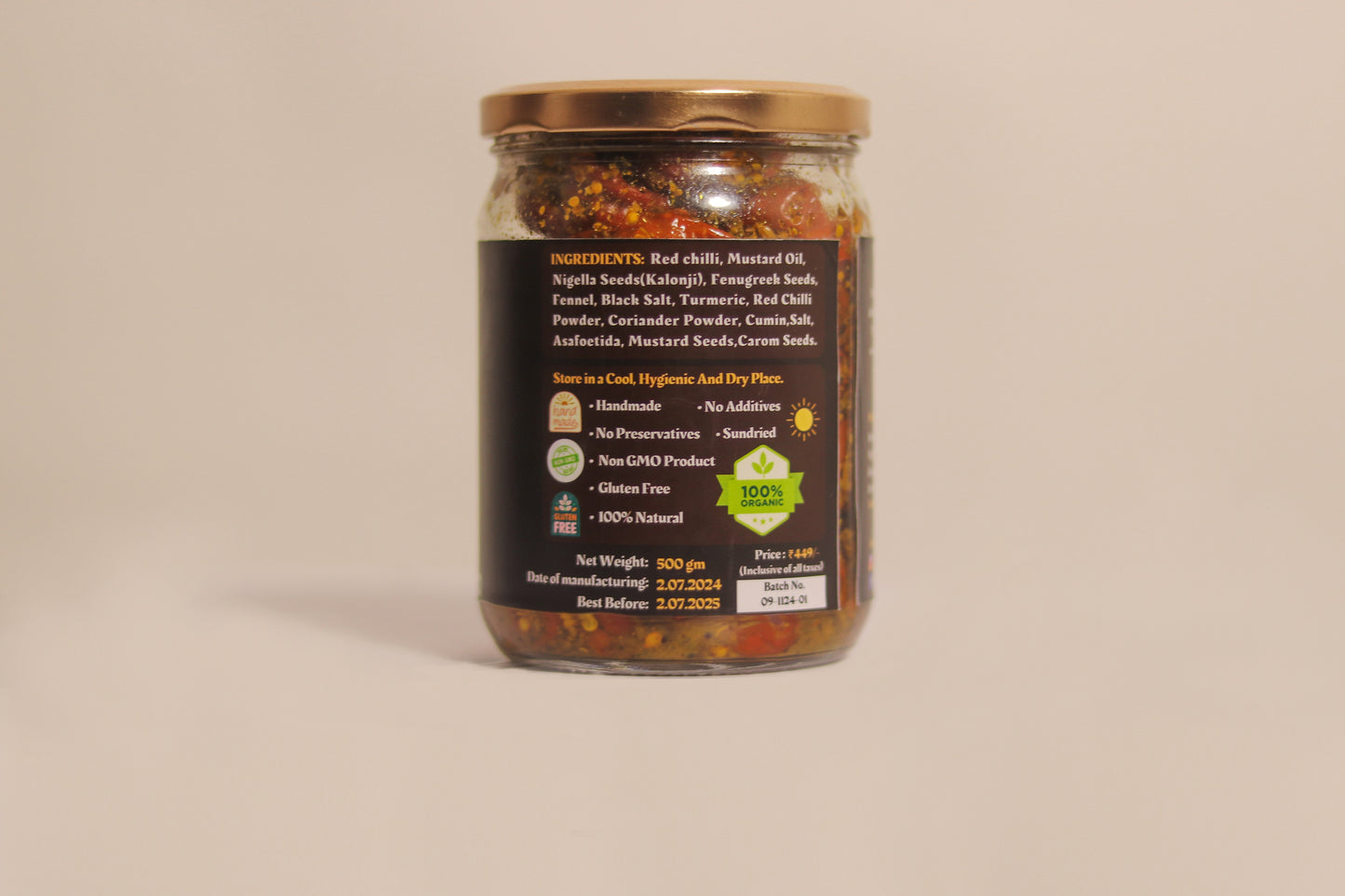 Bechain MIrchi (Red chilli pickle)