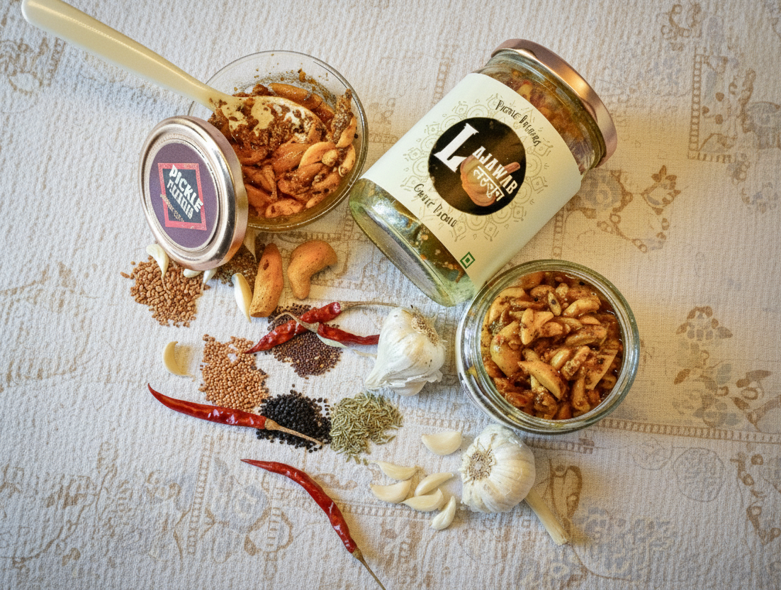 Lajawab Lehsun (Garlic Pickle)