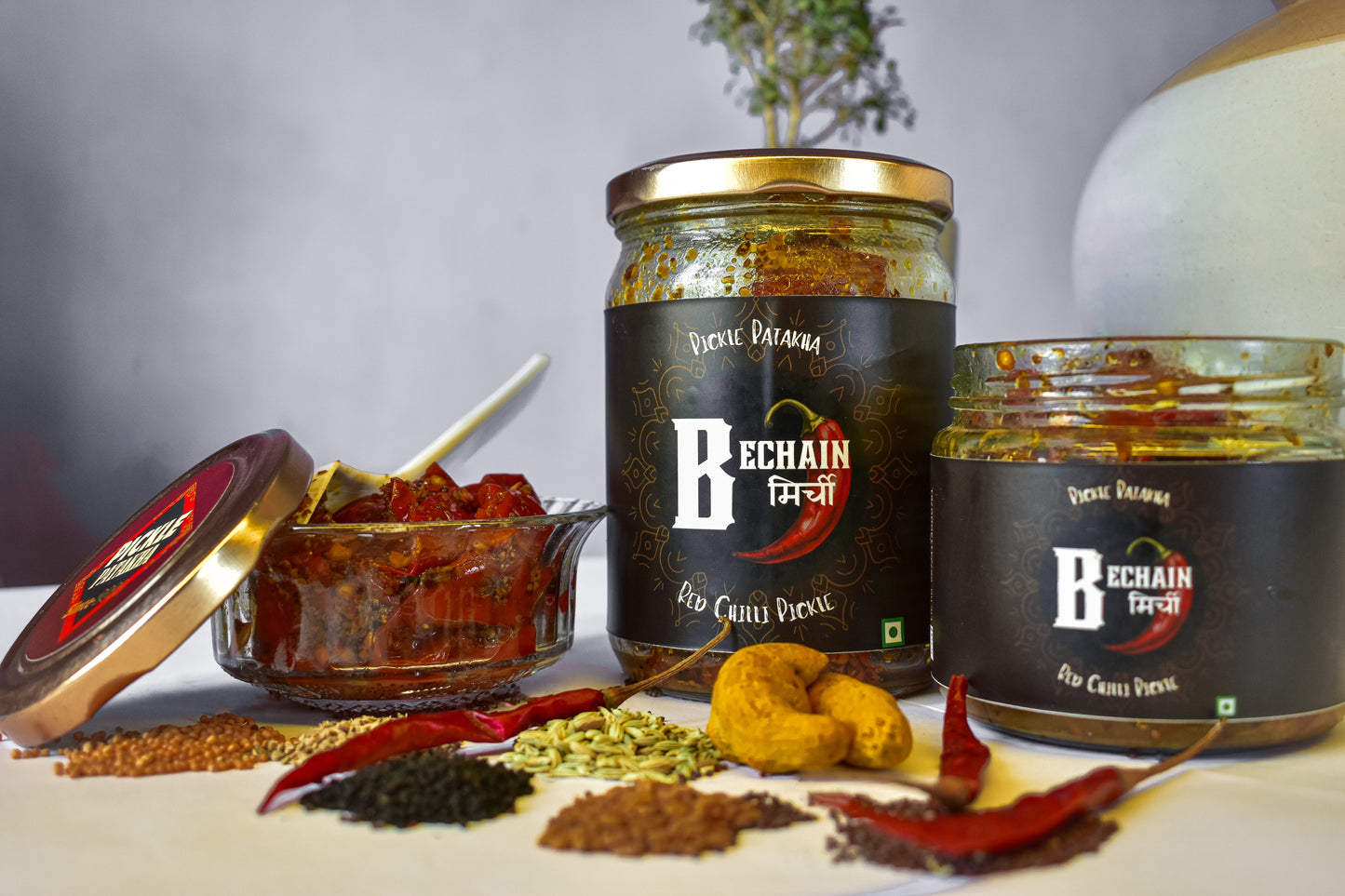 Bechain MIrchi (Red chilli pickle)