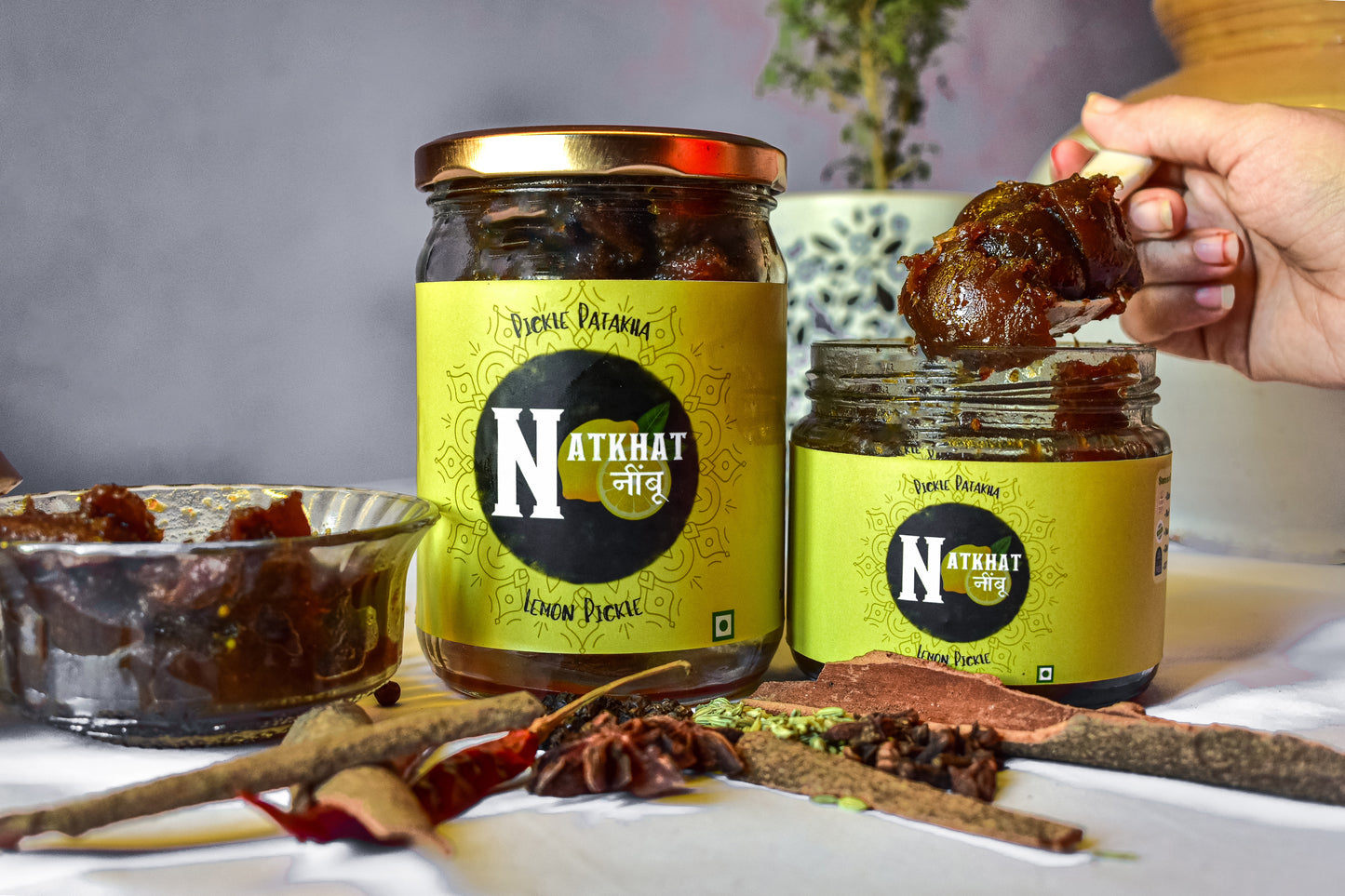 Natkhat Nimbu (Lemon Pickle)